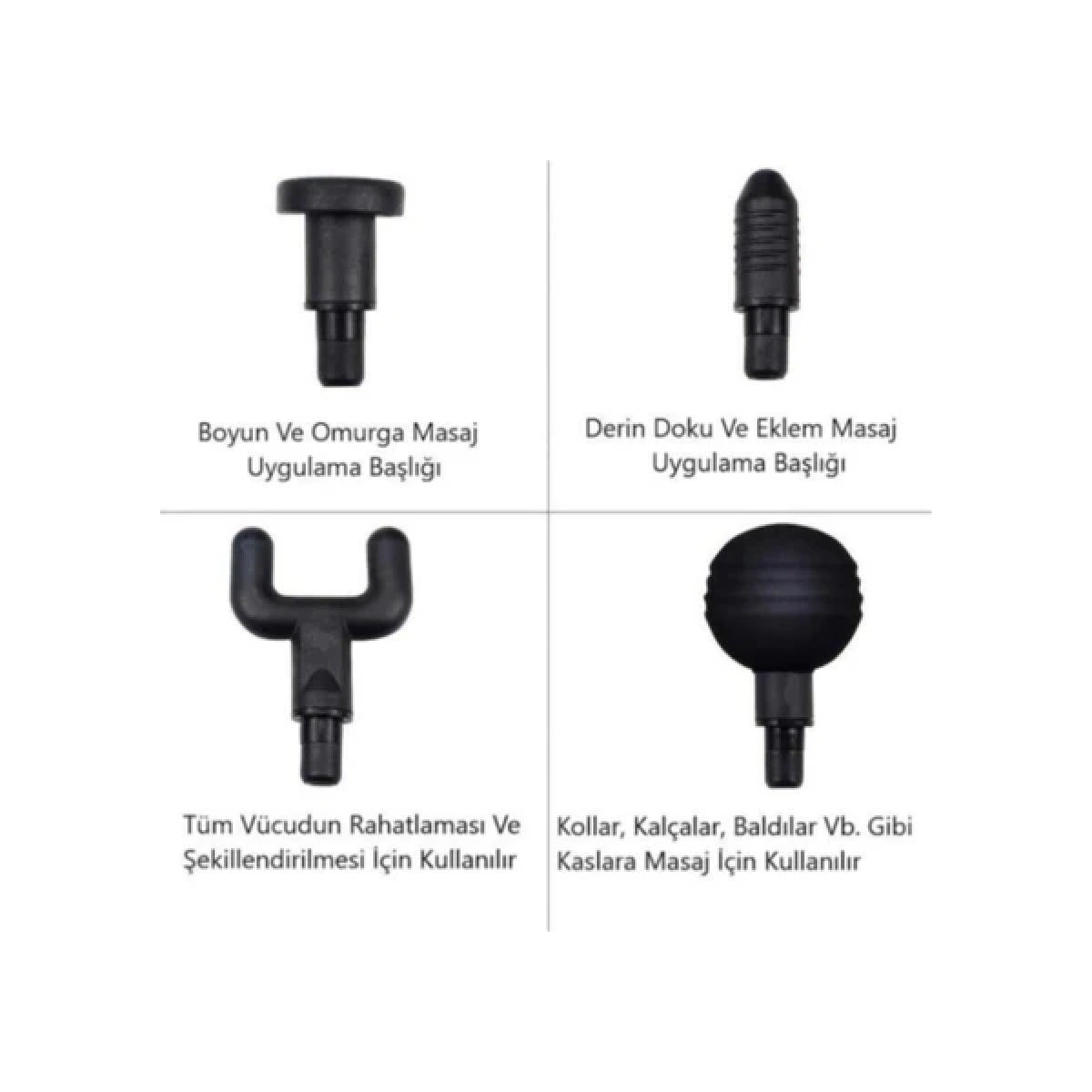 FASCIAL GUN MASAJ ALETİ KH-800 GRİ