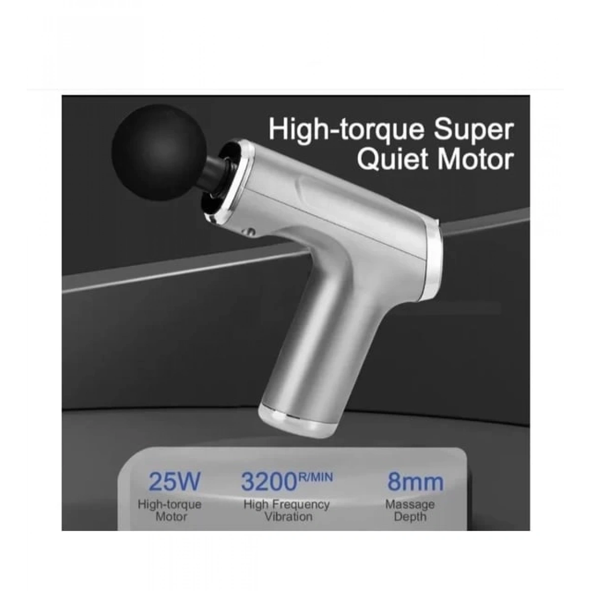 FASCIAL GUN MASAJ ALETİ KH-800 GRİ