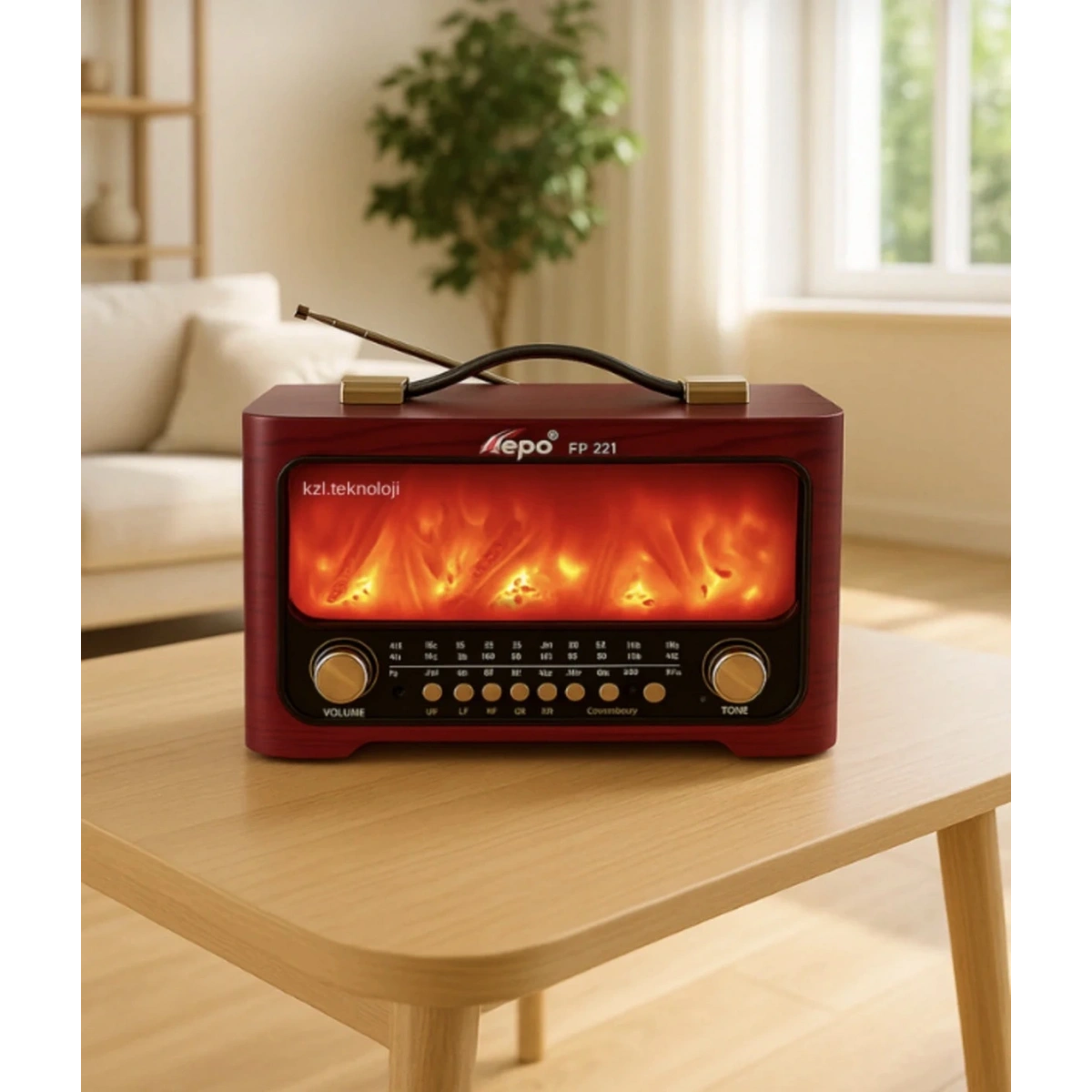 Fp-821 Şömine Radio Ses Bombası Gold