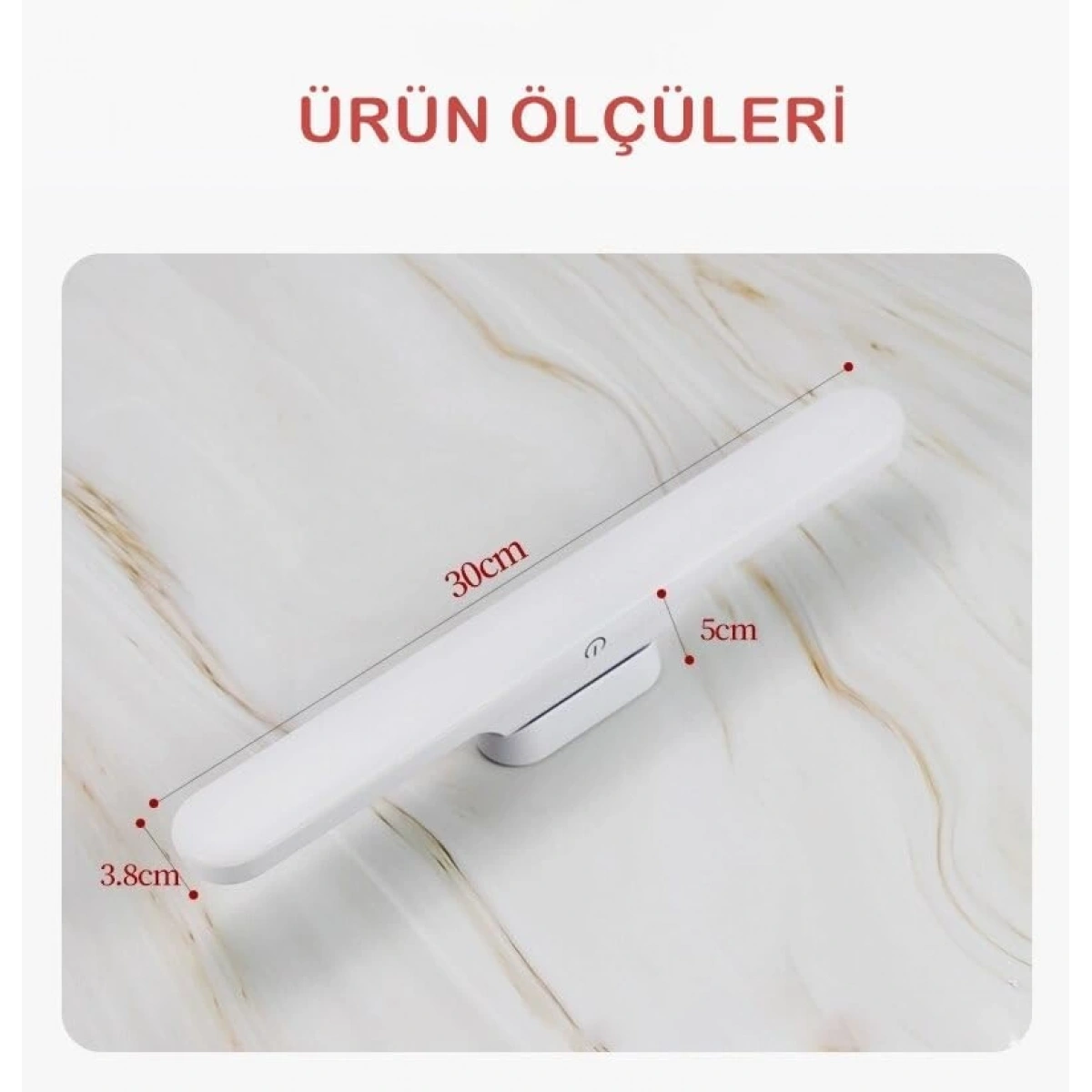 HIGHTEK SEZAR ŞARJLI LED APLİK 30CM HT0762