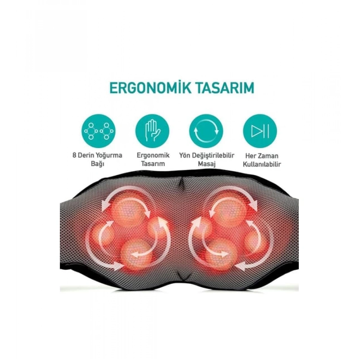 Hilda 102 Massager OF Neck Kneading Masaj Aleti Krem