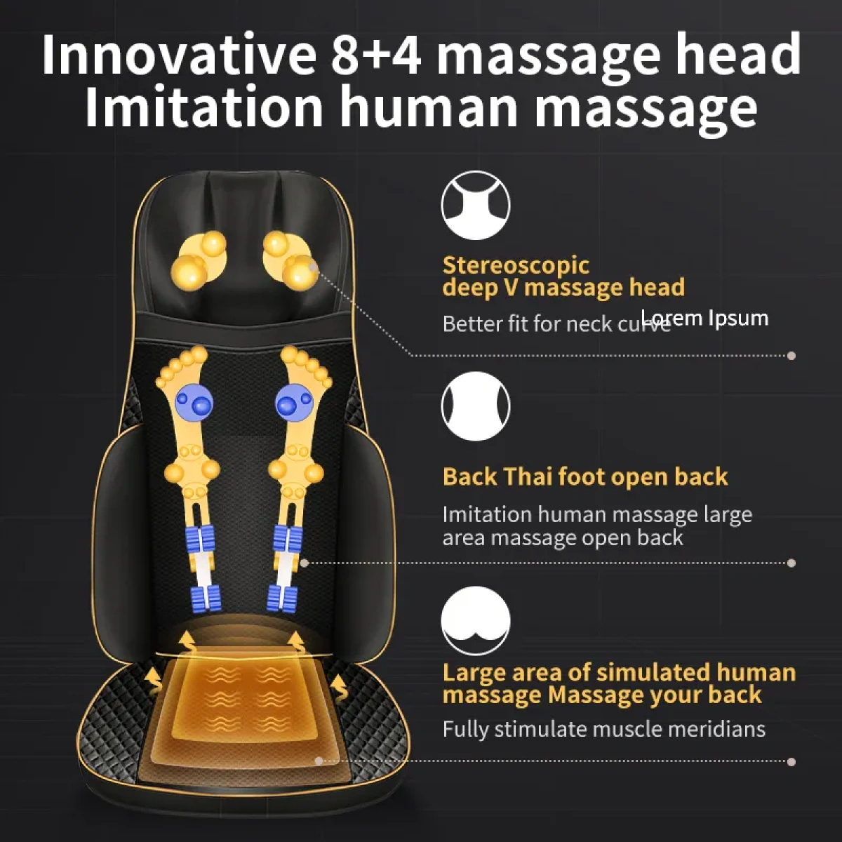 HiLDA HL-K5S Koltuk Masaj Aleti