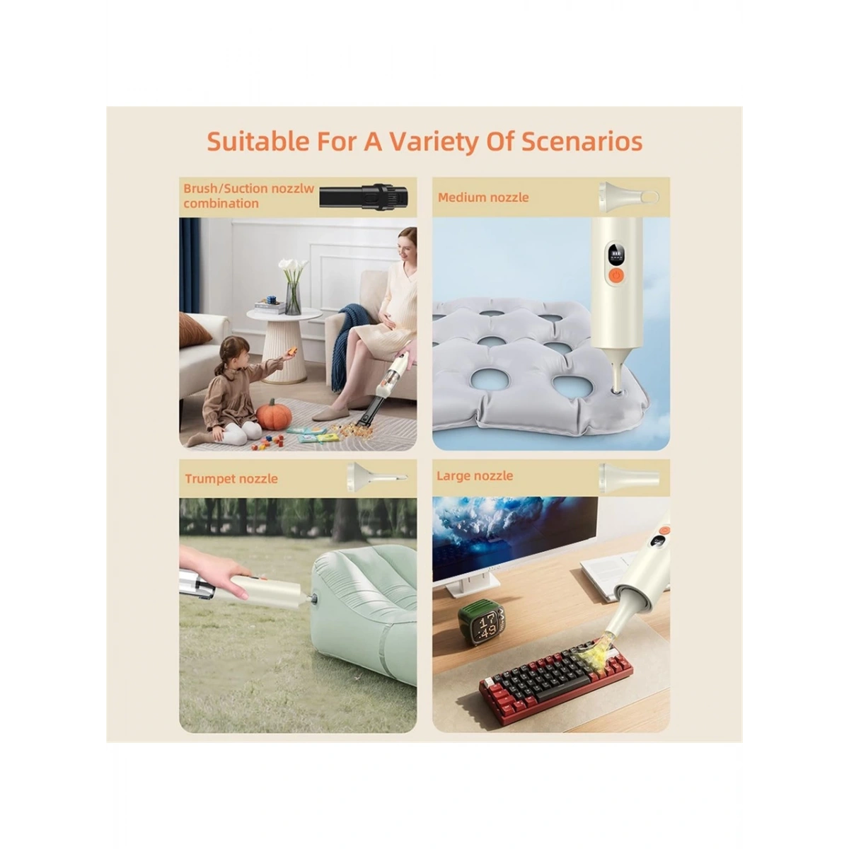 Hilda Vc030 Araç Süpürgesi Şarjlı