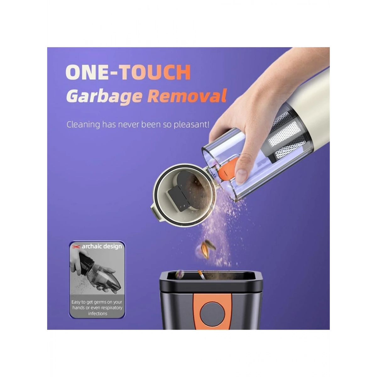 Hilda Vc030 Araç Süpürgesi Şarjlı