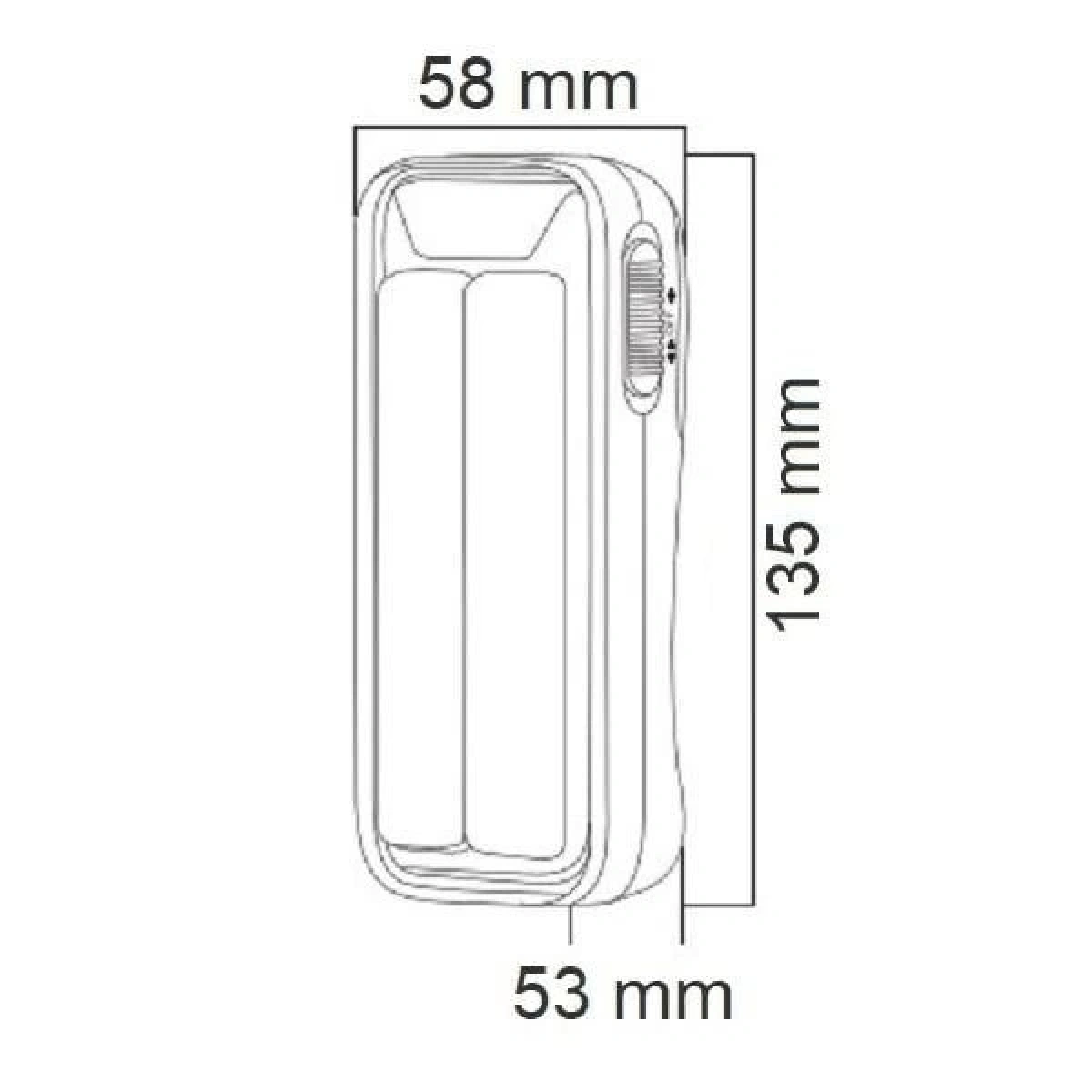 Horoz 10W Şarjlı Lamba