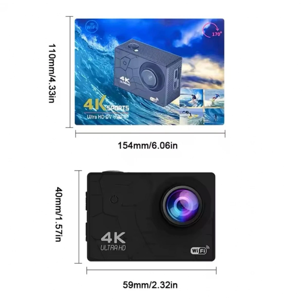 I-Dragon 4K Aksiyon Kamerası Yd-367