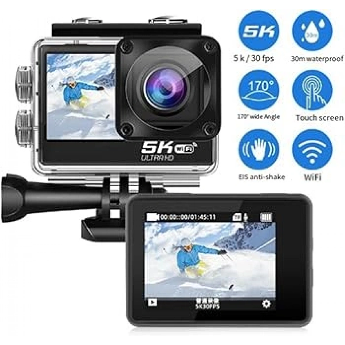 I-Dragon At-S81TR 5K Ultra HD Aksiyon Kamera