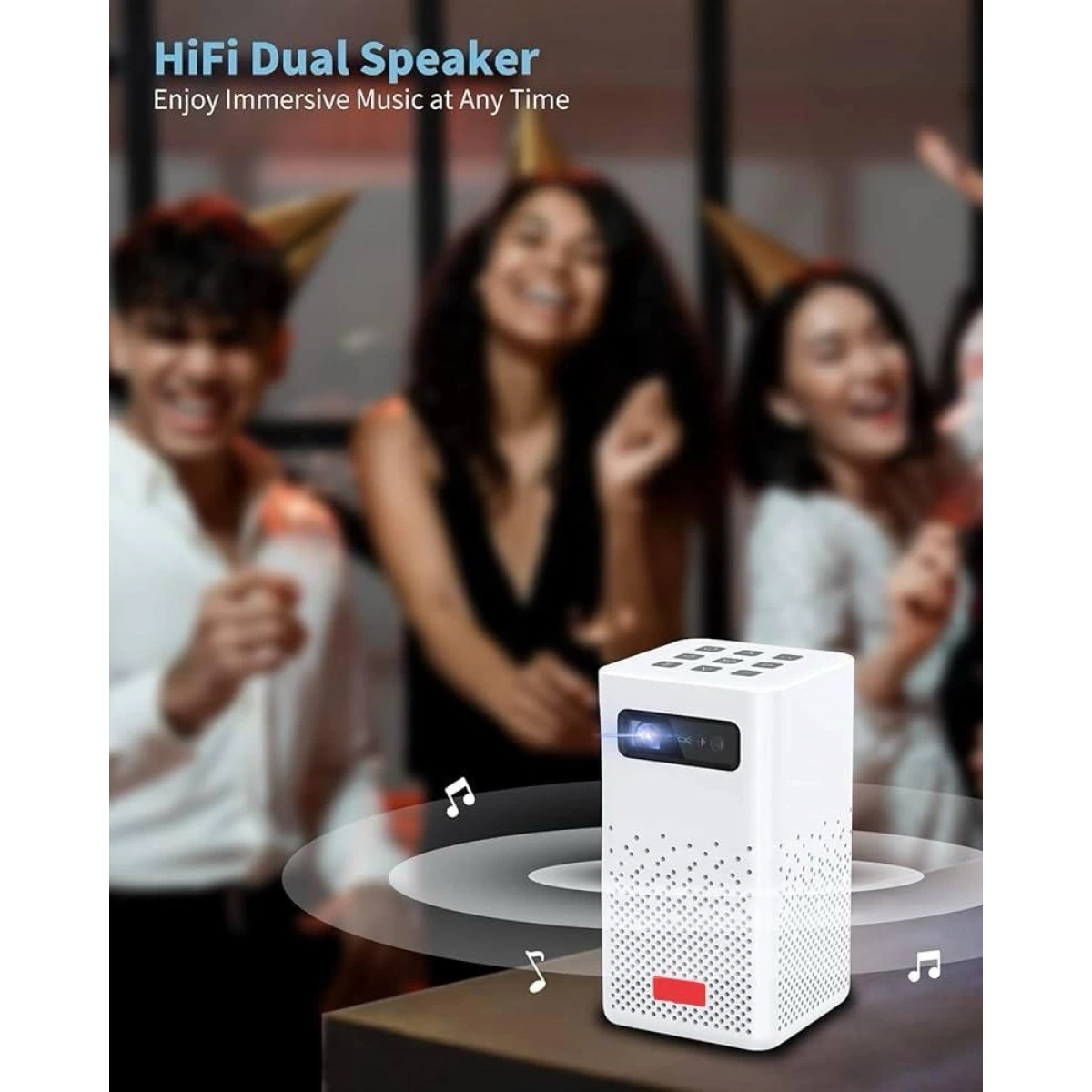 İ-Dragon DR-1000 Beyaz Çantalı Projeksiyon