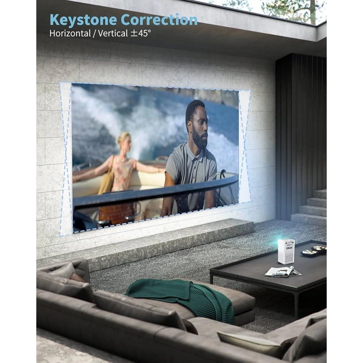 İ-Dragon DR-1000 Siyah Çantalı Projeksiyon