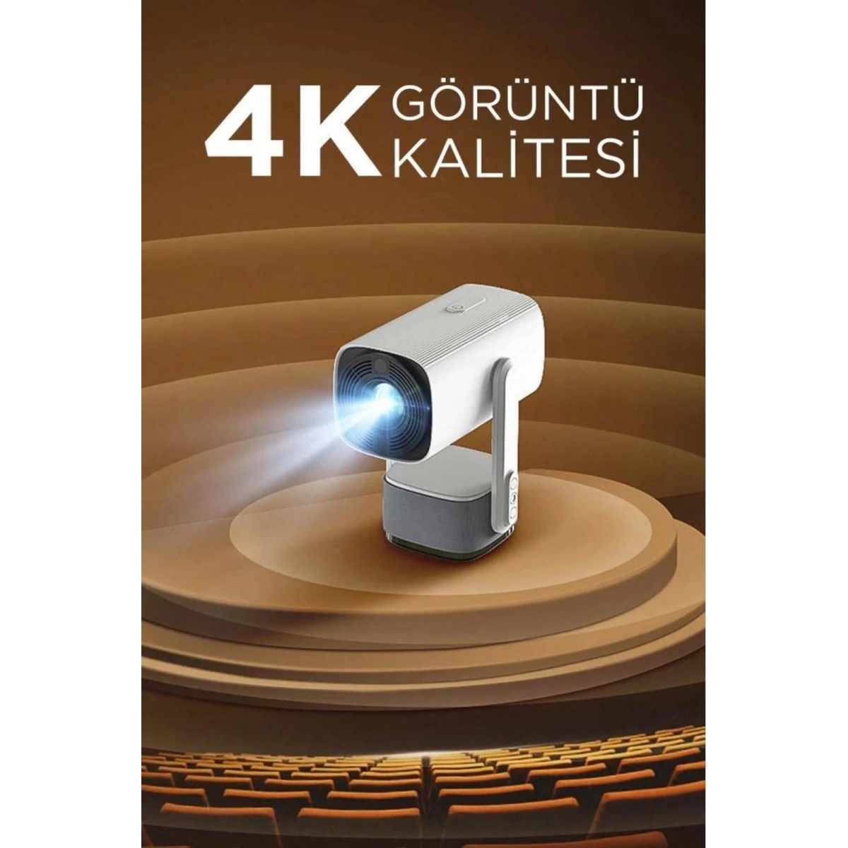 İ-Dragon DR-400 Şarjlı Projeksiyon Beyaz