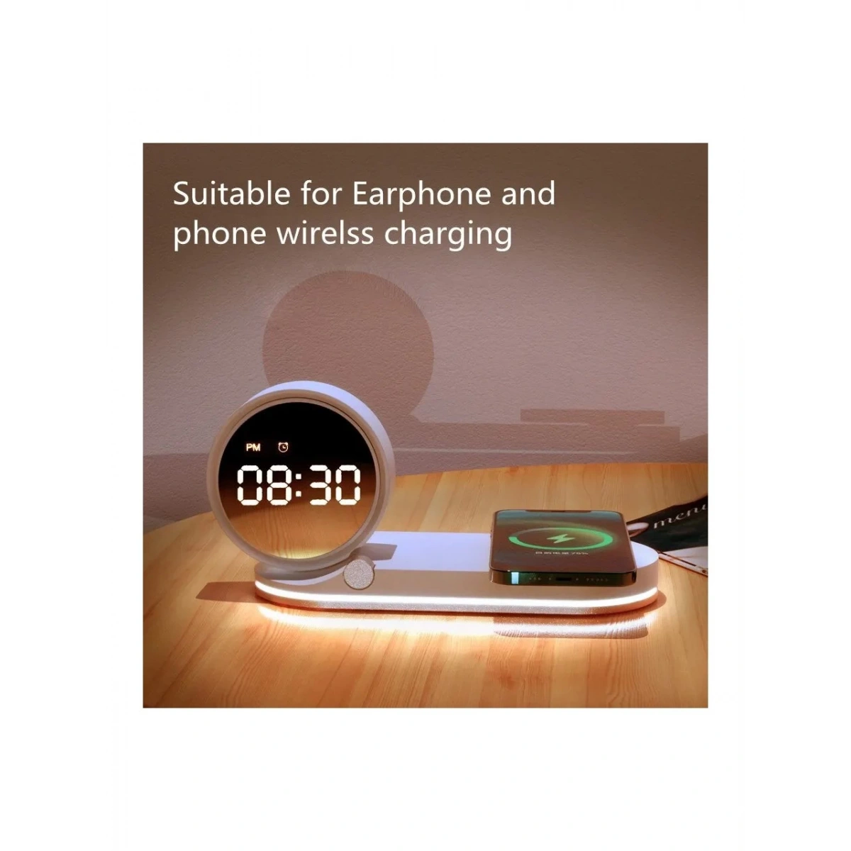 I-Dragon Led Işıklı Hologram Ekran ve Kablosuz Şarj K01