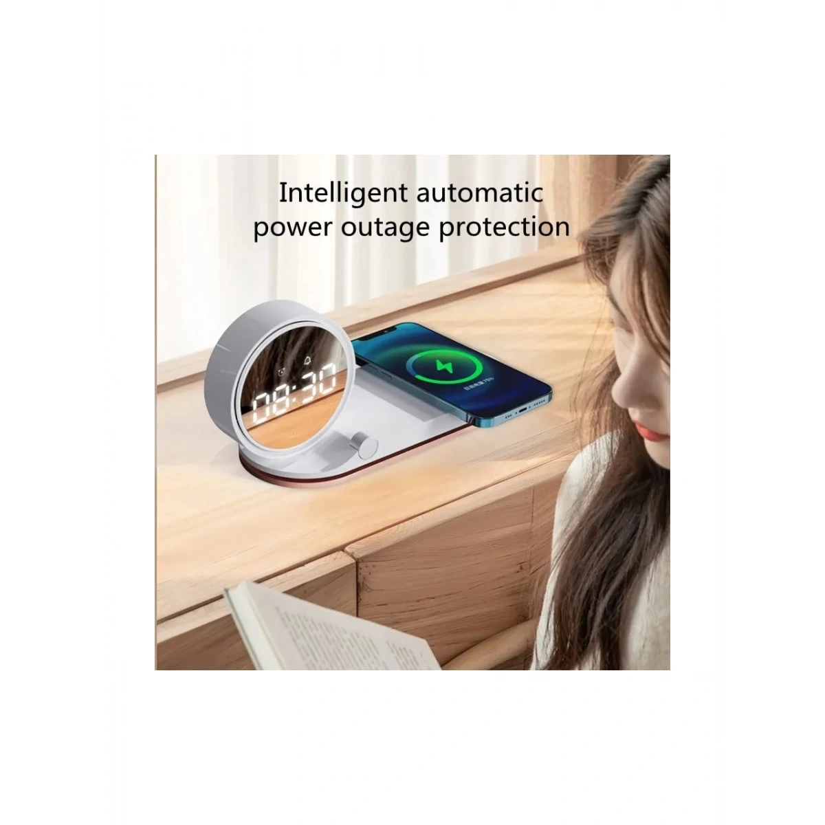 I-Dragon Led Işıklı Hologram Ekran ve Kablosuz Şarj K01