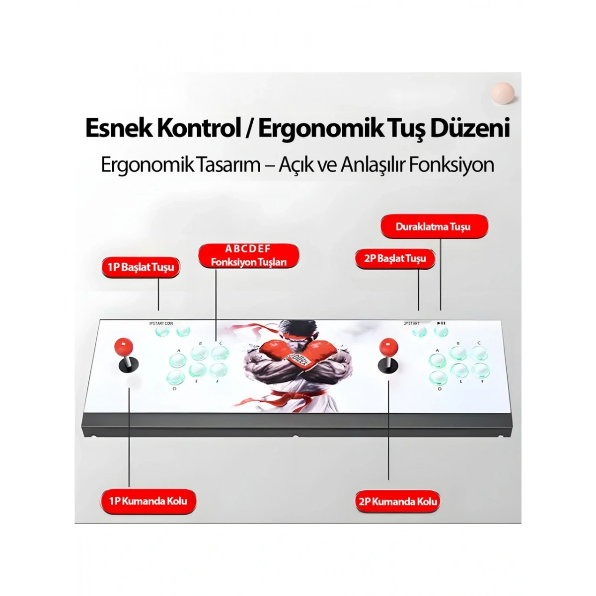 İ-Dragon Pandora 2D Çift Oyun Kolu