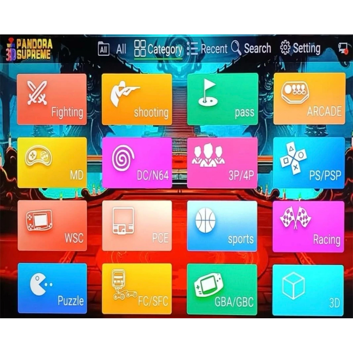 I-Dragon Pandora 3D Wifi Oyun Konsolu