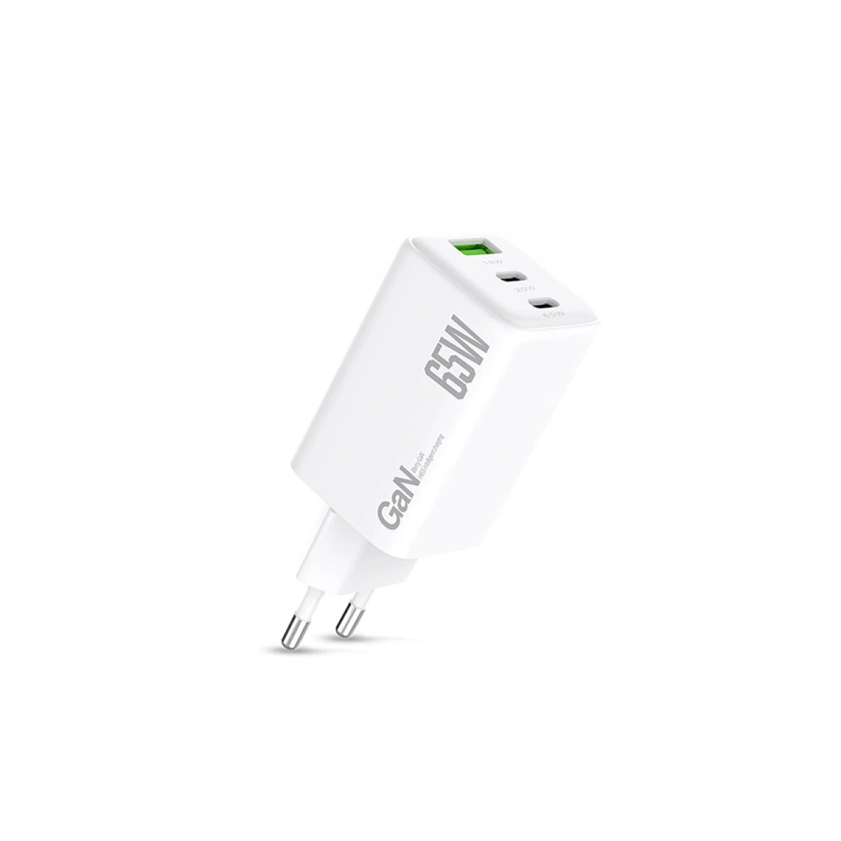 İBERRY 65W TYPE-C VE USB ÇIKIŞLI ADAPTÖR Hİ65