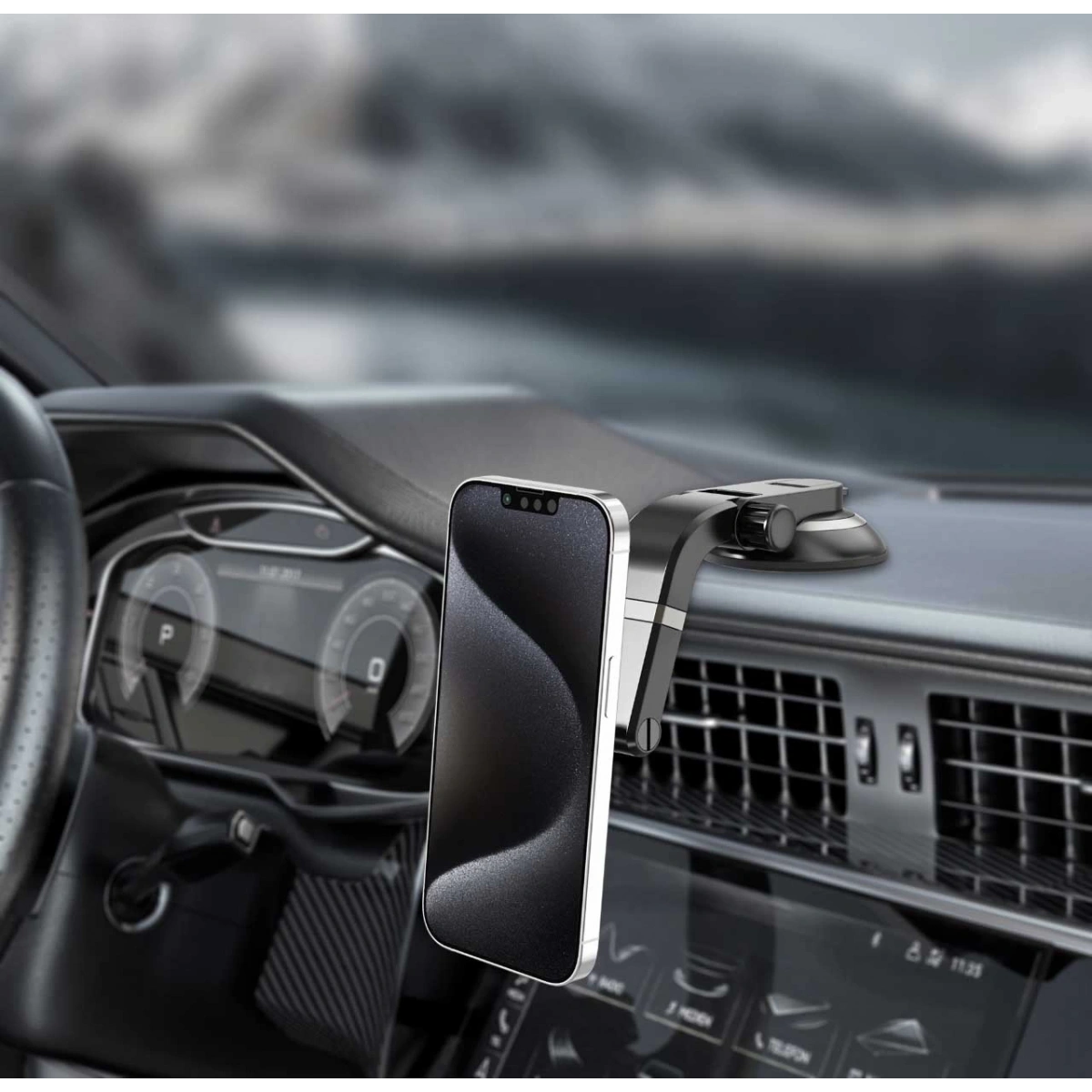 İBERRY MAGDESK VANTUZLU MAGSAFE ARAÇ TUTUCU