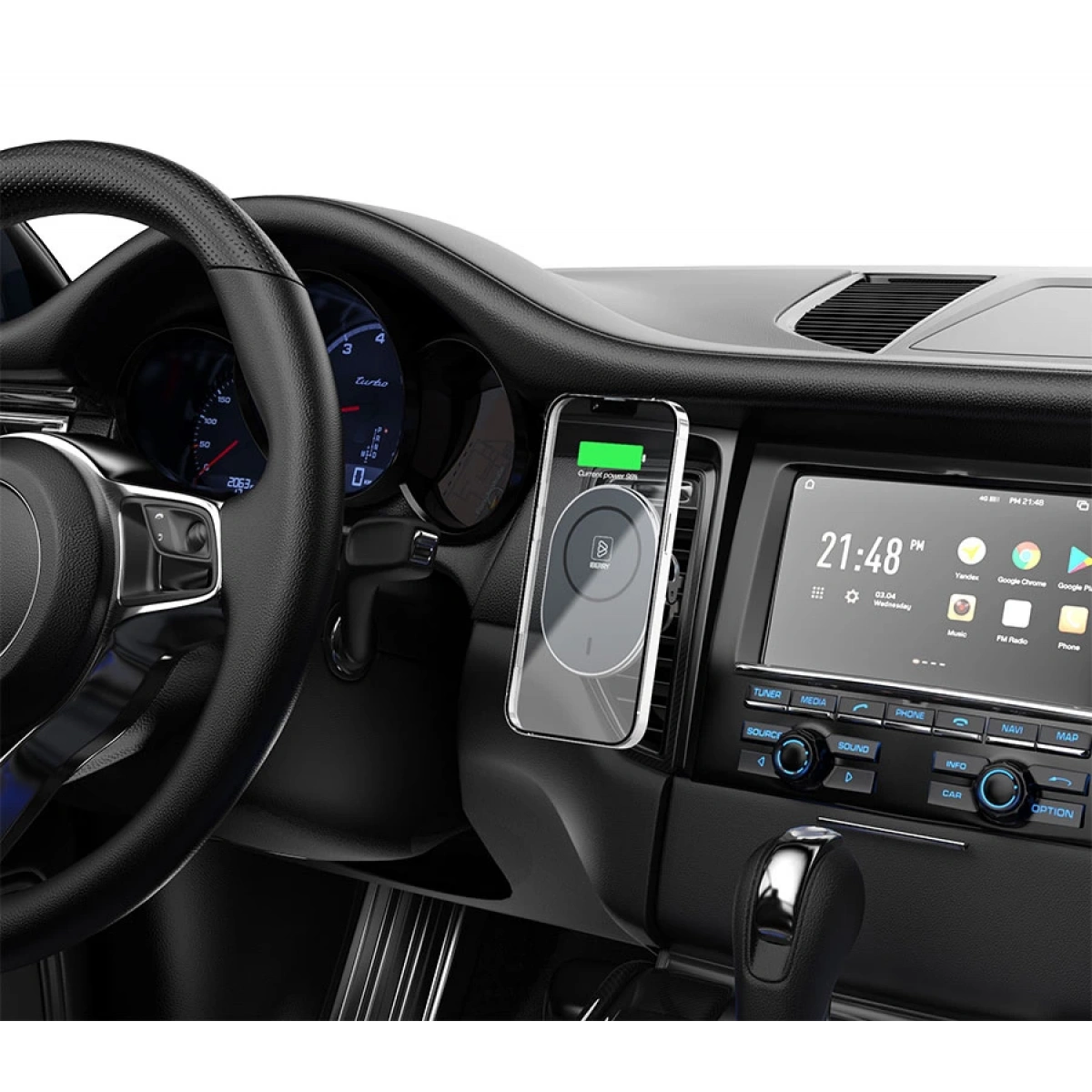 İBERRY MAGX 2 MAGSAFE PETEK İÇİN ARAÇ TUTUCU