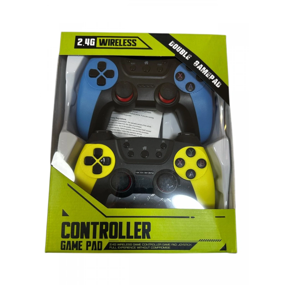 iDragon Cm-029D 2.4 Ghz Çift Oyun Kolu Mavi-Sarı