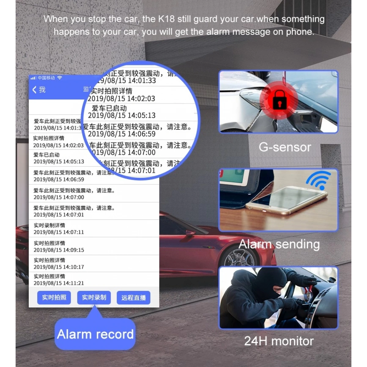 İdragon K18 4G Li Sim Kartlı Araç Kamerası