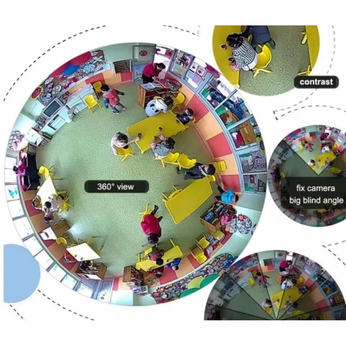 İdragon Y3 Wifi Balık Gözü Kamera