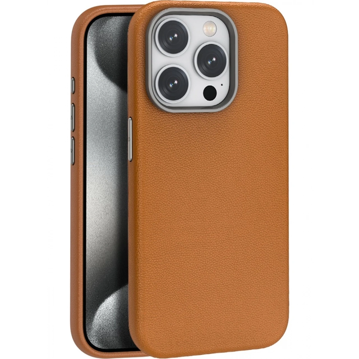 İPHONE 14 PRO MAX DERİ JOKO MAGSAFE KAHVE KILIF