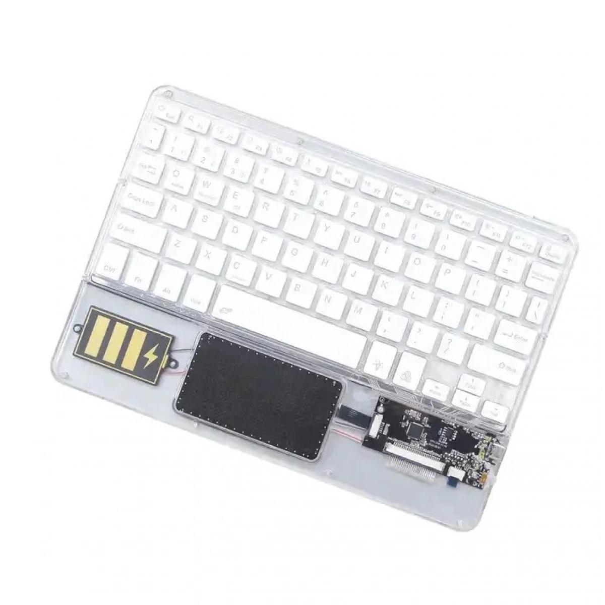 Kablosuz Klavye Pc Tv Telefon Uyumlu Kb-333 Beyaz