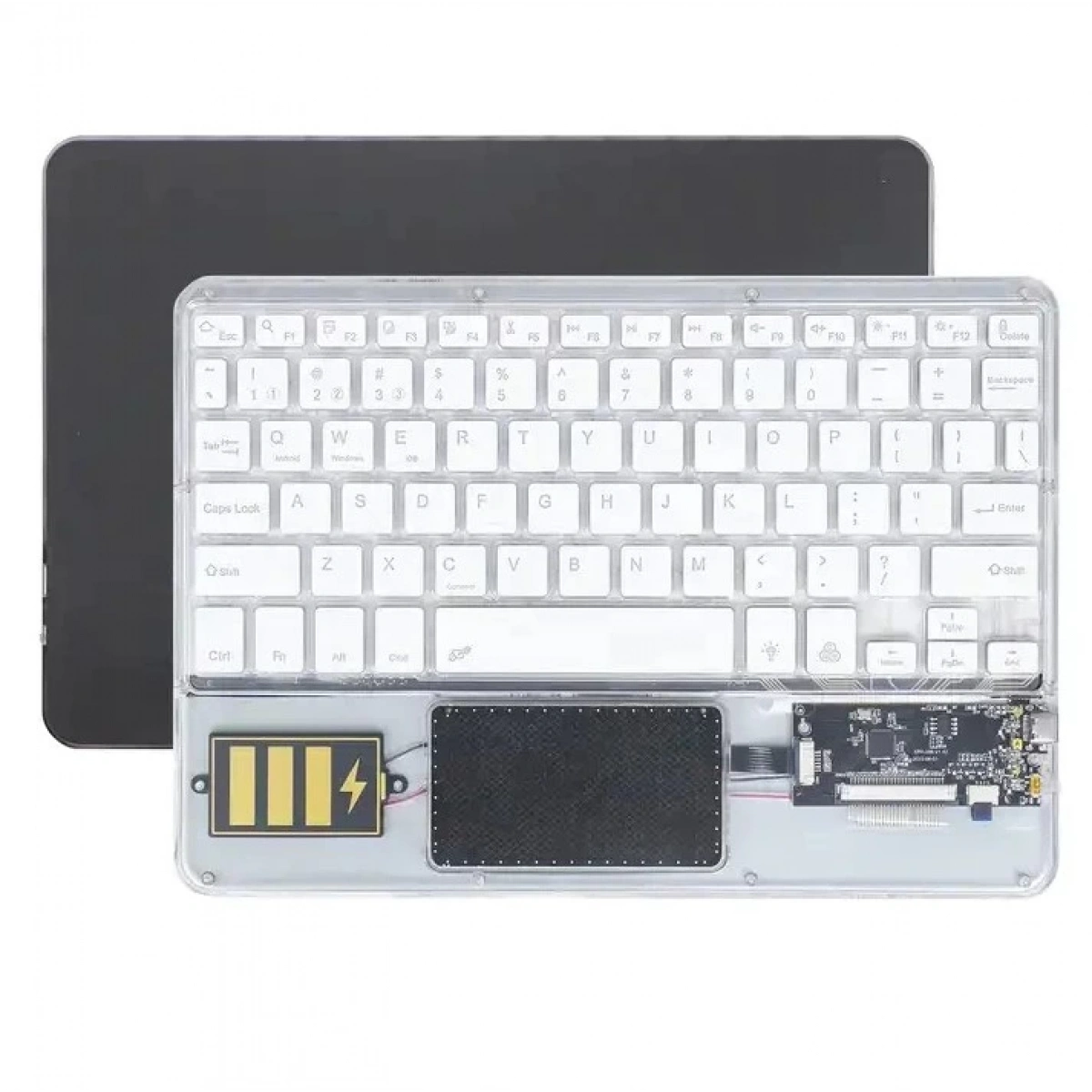 Kablosuz Klavye Pc Tv Telefon Uyumlu Kb-333 Beyaz