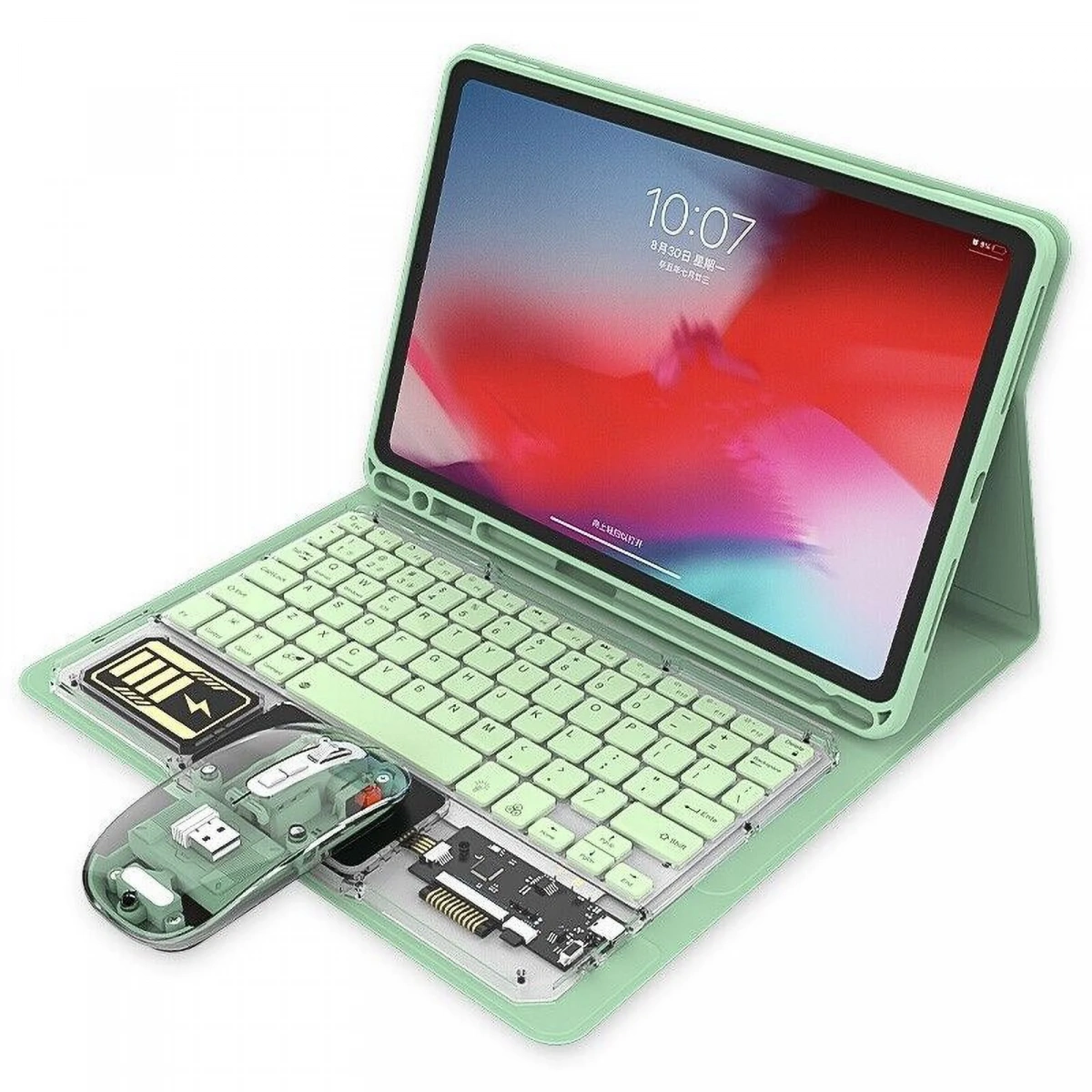 Kablosuz Klavye Pc Tv Telefon Uyumlu Kb-333 Yeşil