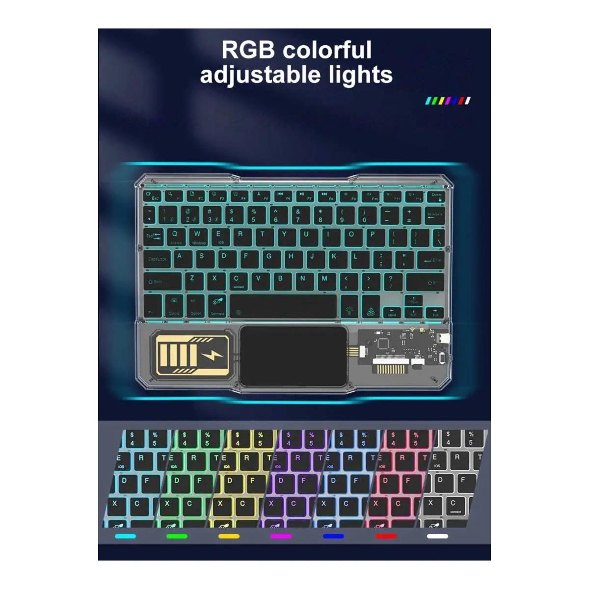 Kablosuz Klavye Pc Tv Telefon Uyumlu Kb-333 Yeşil