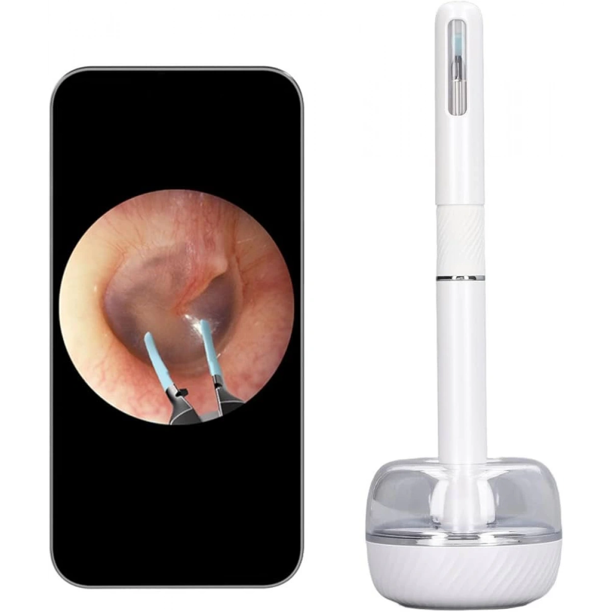 Kameralı Kulak Temizleme Kiti TM-01 Beyaz