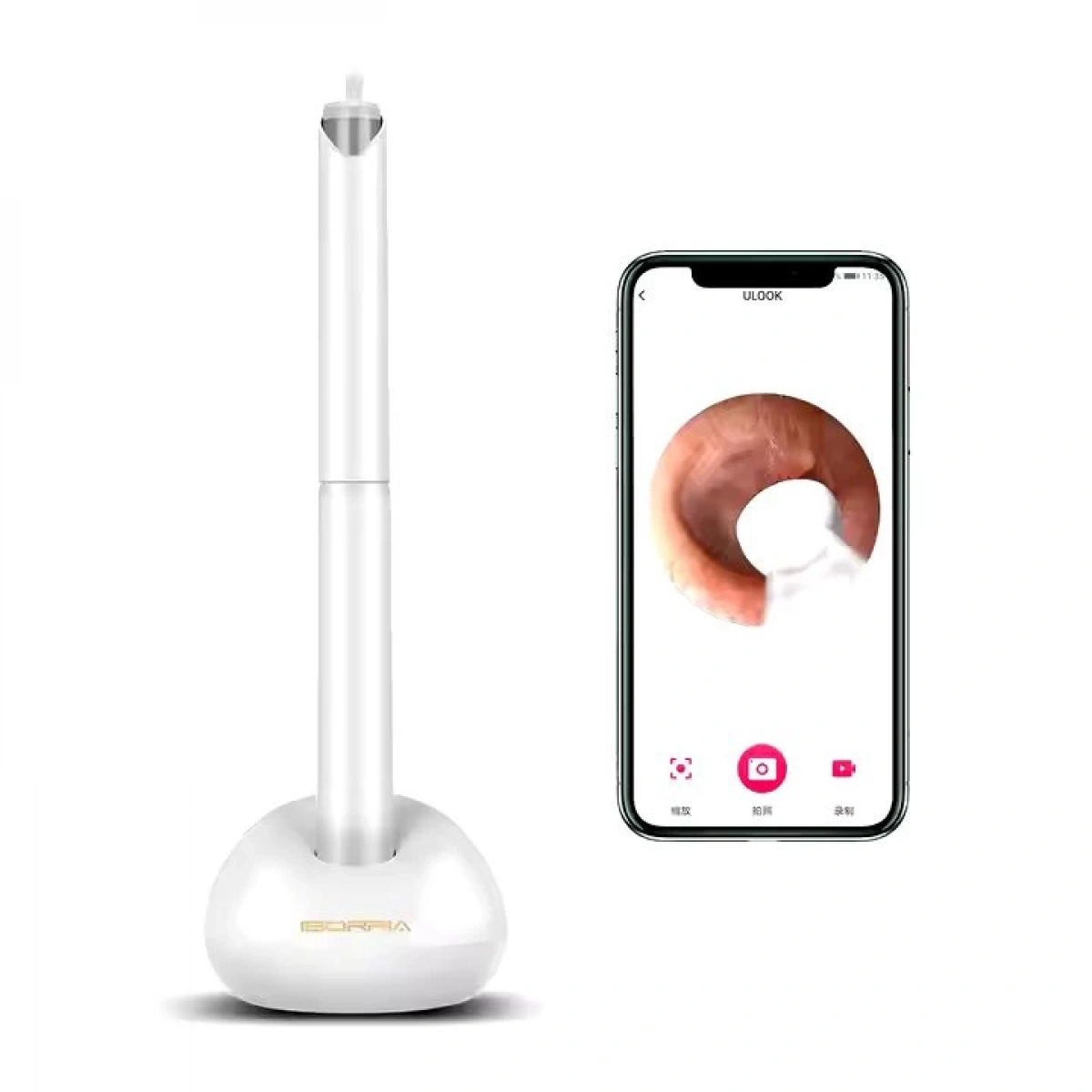 Kameralı Kulak Temizleme Kiti TM-01 Beyaz