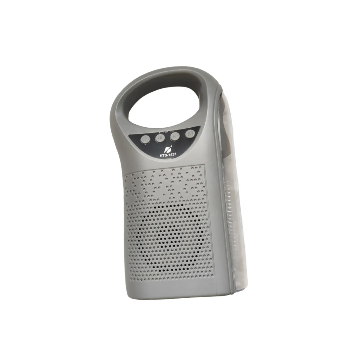 Kts-1437 Güneş Panelli Lamba Ve Radio Ses Bombası Gri