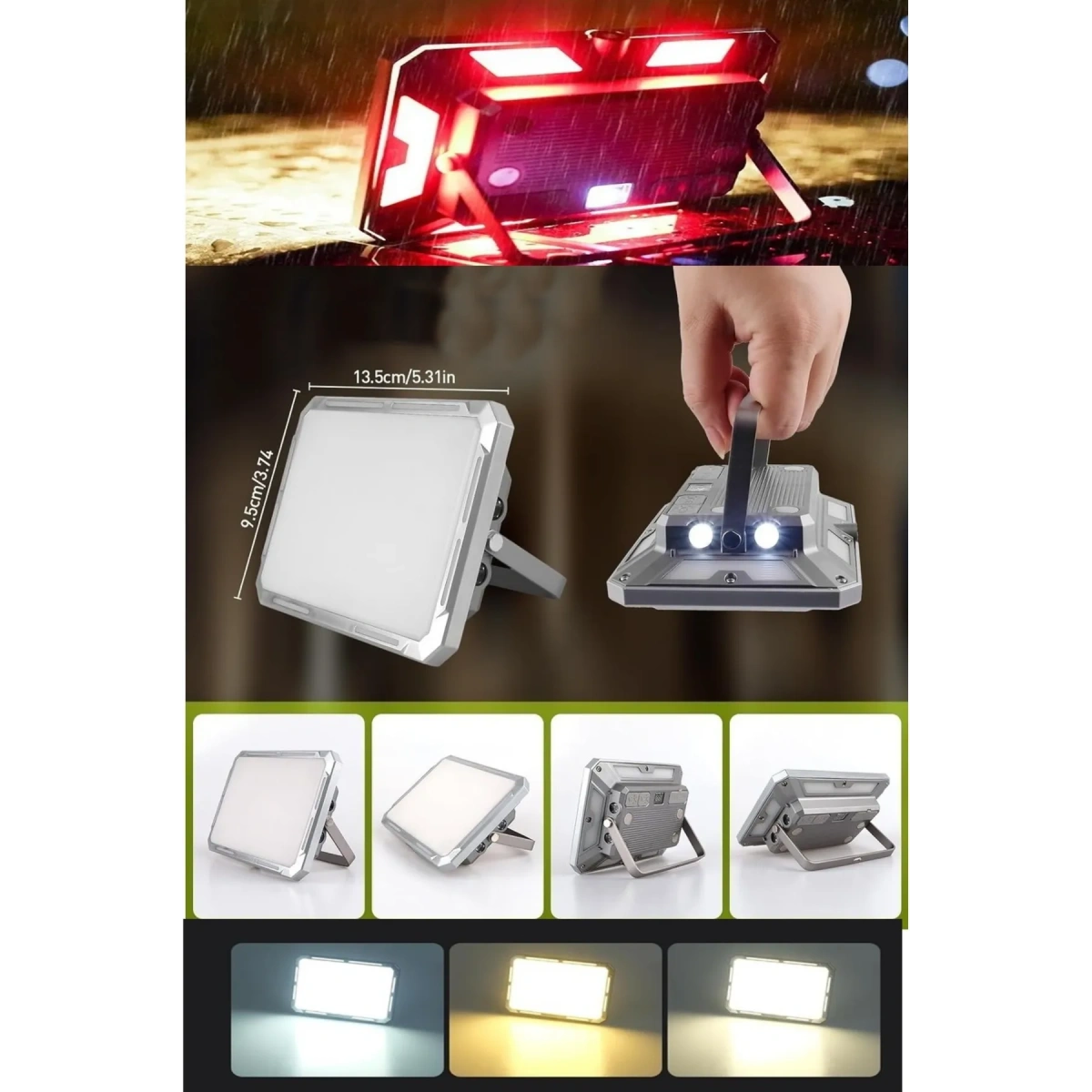 KXK-686 Led Şarjlı Projektör