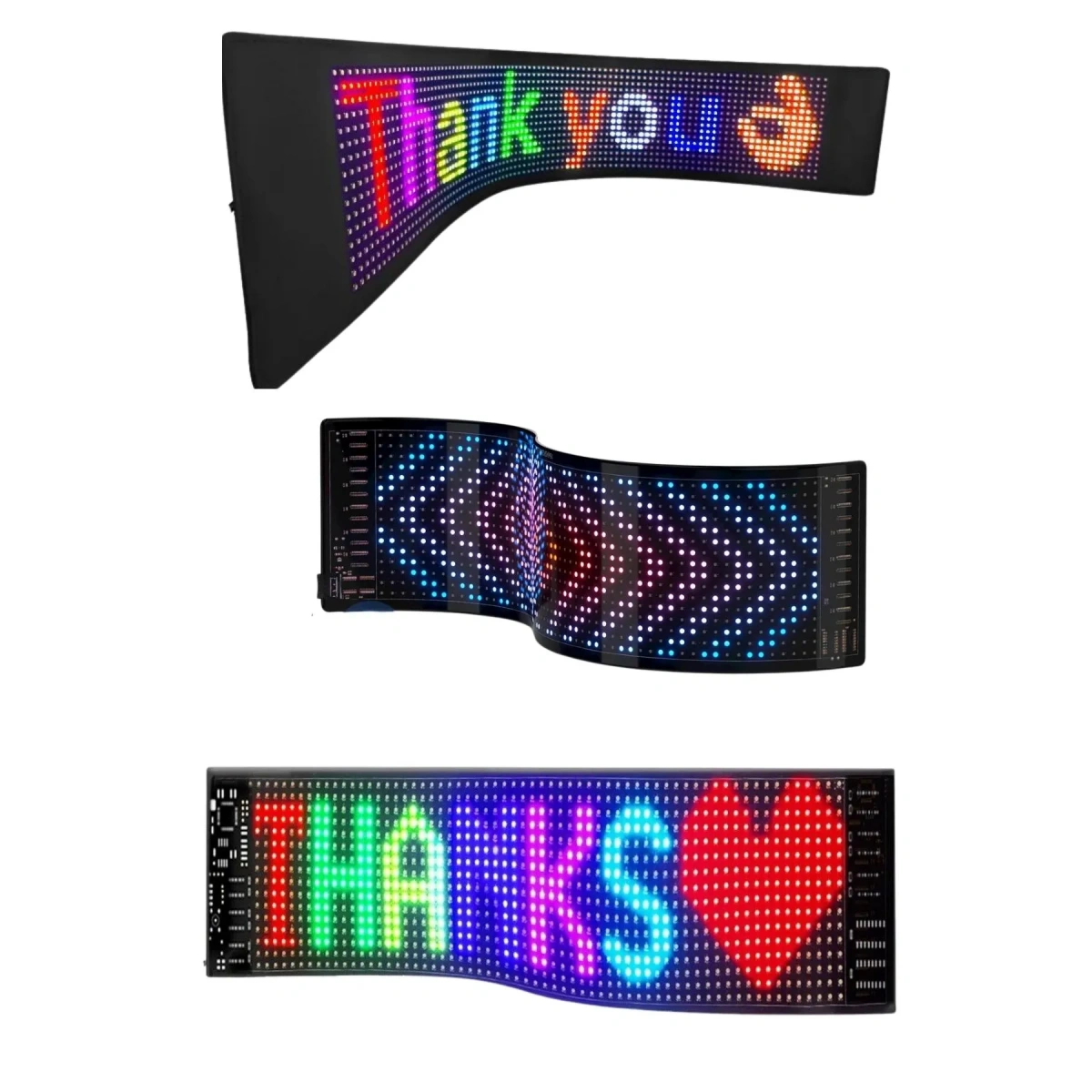 Led Matrix Panel Led-01 16X64 Led 90*370 MM