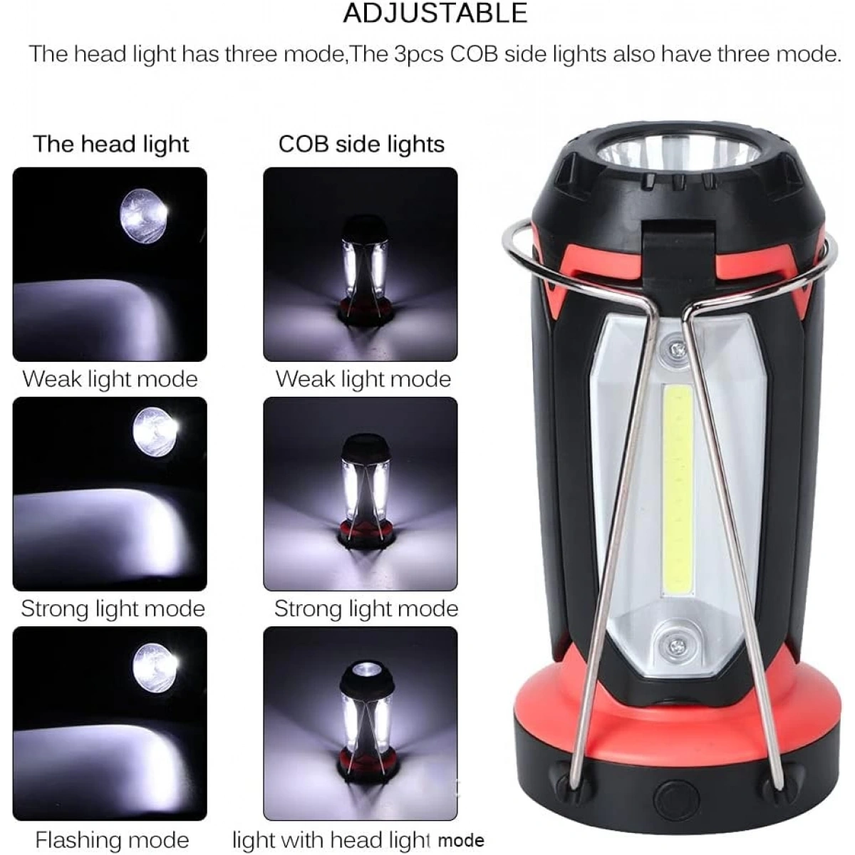 Ledli Şarjlı Gece Lambası Mx-8801 Kırmızı