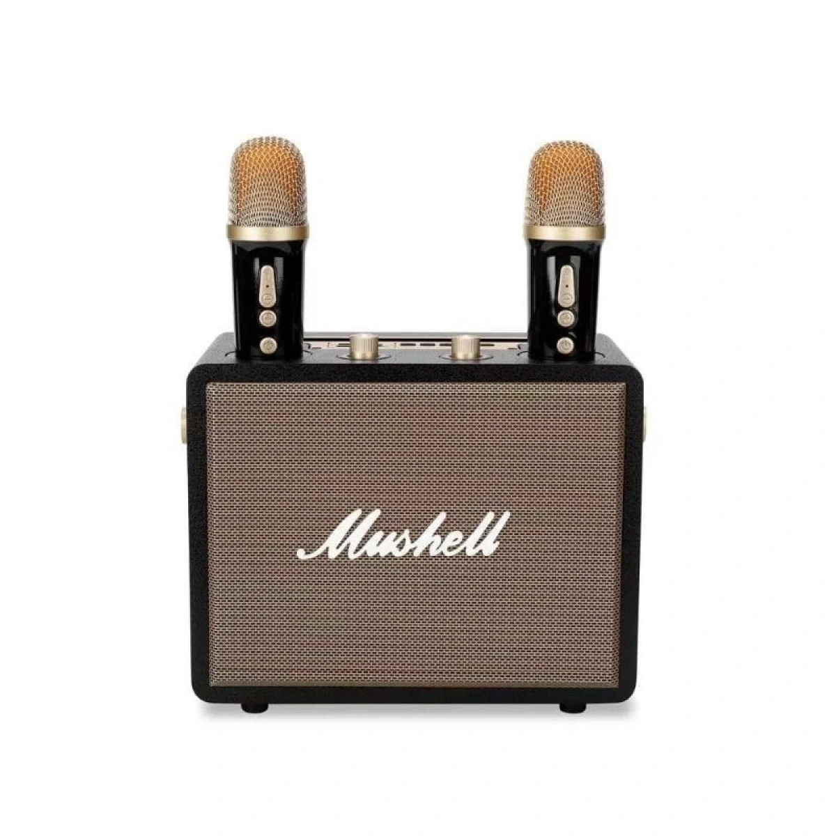 Ma530 Sp-10 Ahşap 2 Mikrofonlu Bluetooth Ses Bombası Siyah