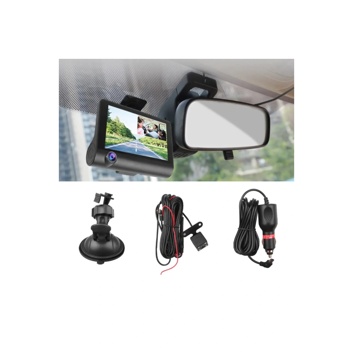 MB-400 3 KAMERALI ARAÇ KAMERASI 32GB DESTEKLİ