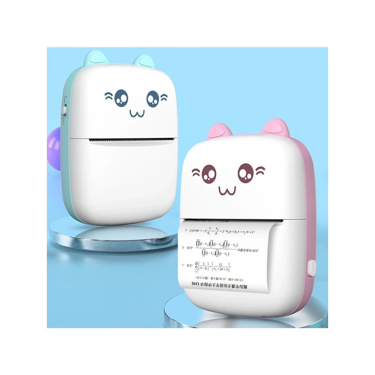 Mini Printer Pr-01 Termal Fotoğraf Yazıcısı Pembe