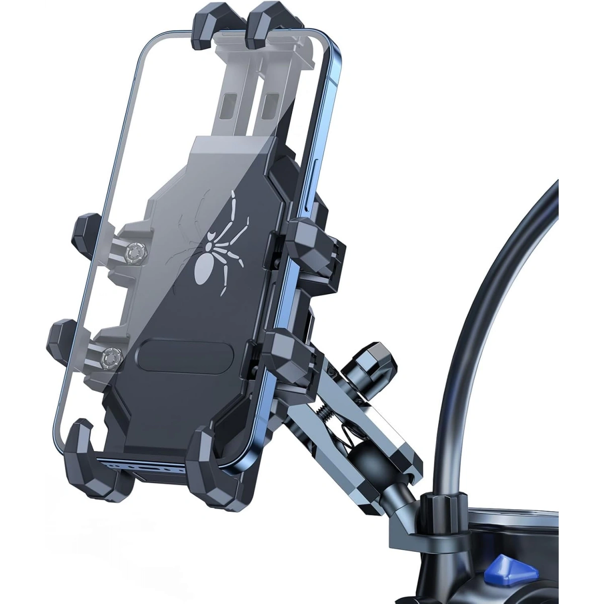 Motosiklet Ayna Yaylı Telefon Tutucu H08