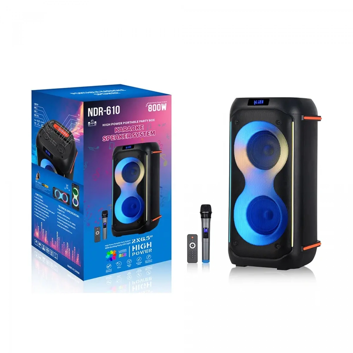 NDR-610 800W KARAOKE SES BOMBASI