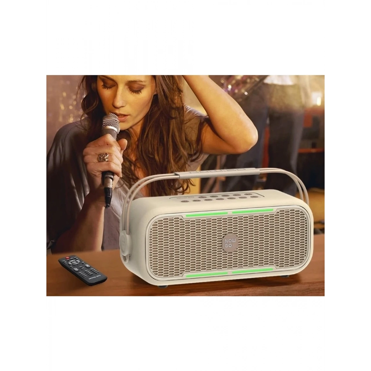 NOW:GO C2 KAMPÇI BEJ BLUETOOTH SPEAKER