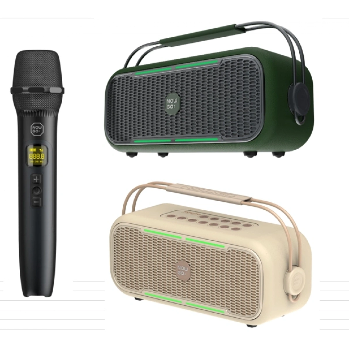 NOW:GO C2 KAMPÇI YEŞiL BLUETOOTH SPEAKER