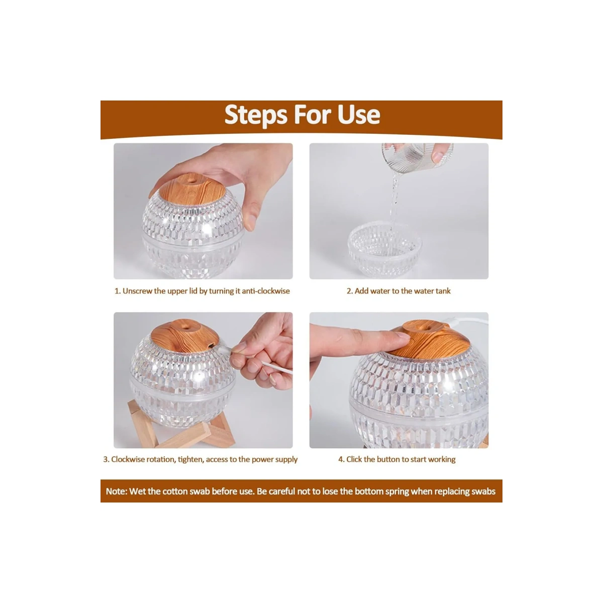 Oda Koku Makinesi SX-E346 Kristal Top Nemlendirici