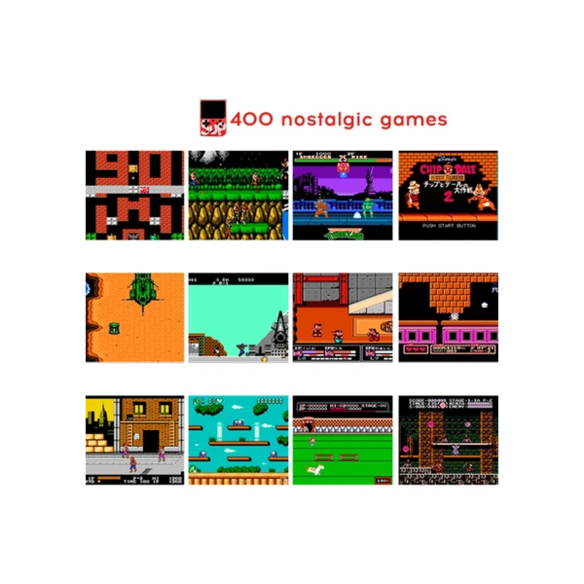 Sup Oyun Konsolu 400 Oyun Büyük Ekran