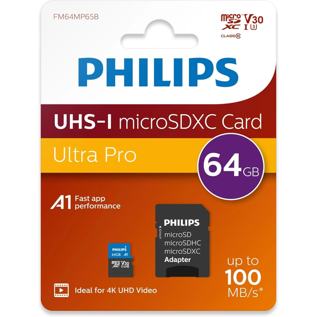 Philips 64 Gb Hafıza kartı