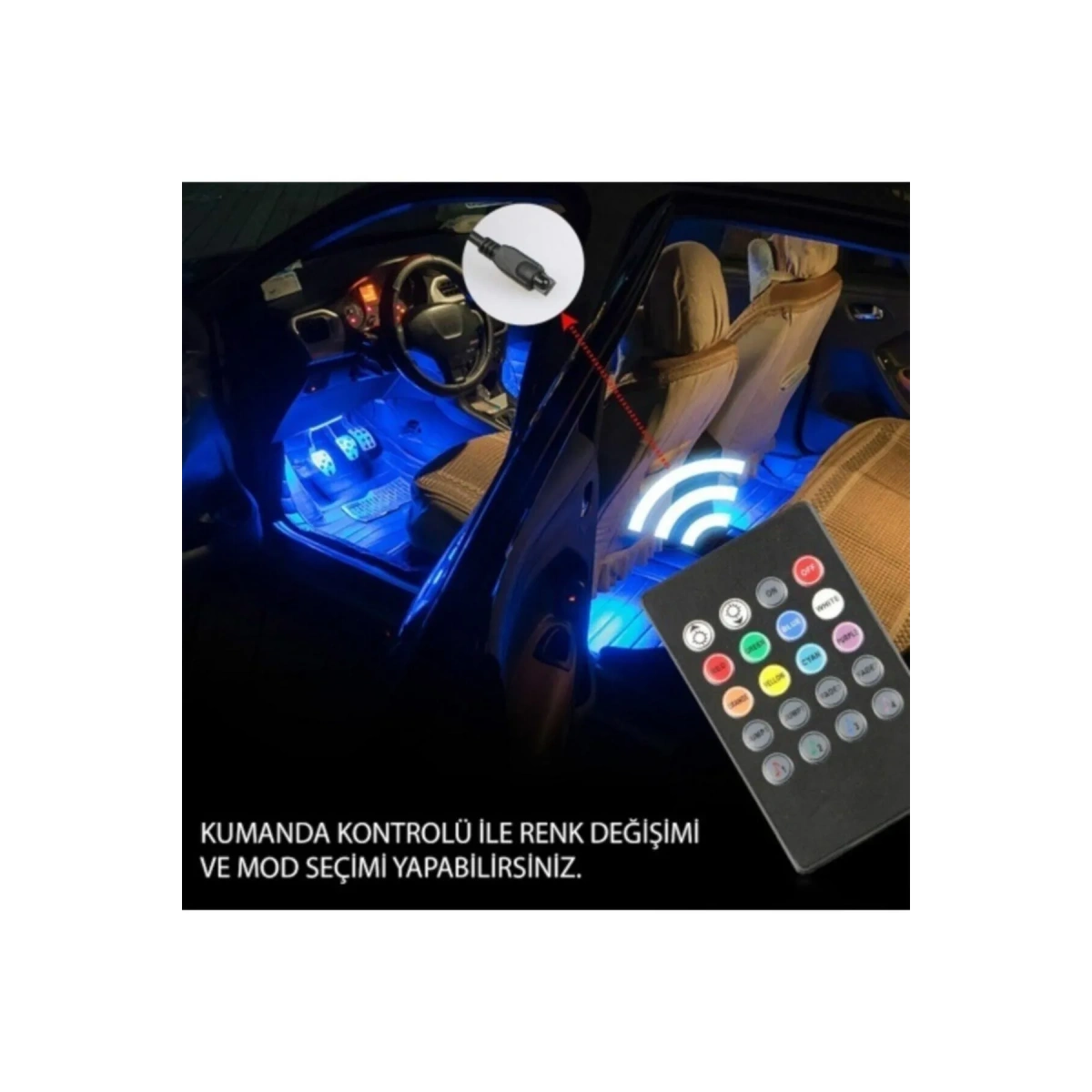 Piranha Araç İçi Ambiyans Aydınlatma 11291