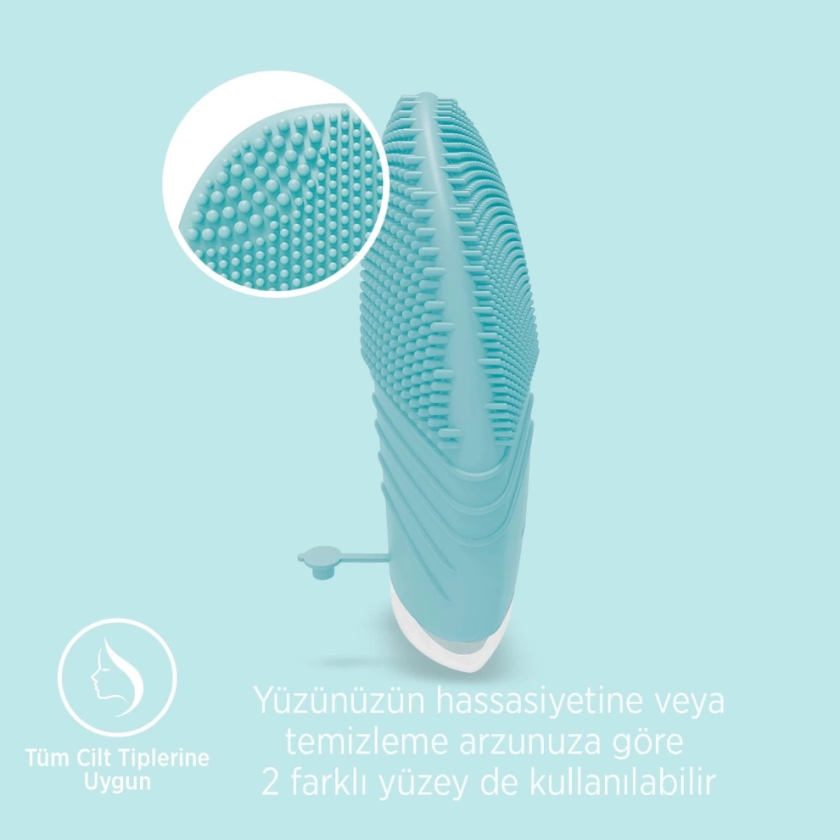 Polo Smart Sonik Yüz Temizleme Cihazı Mavi