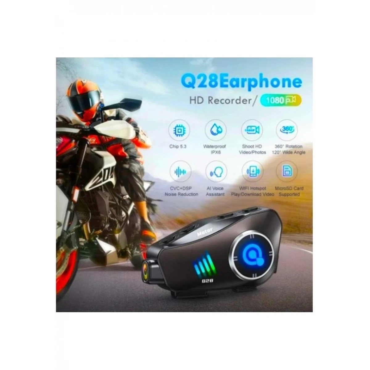Q28 Kameralı İntercom + 32 GB SD kart