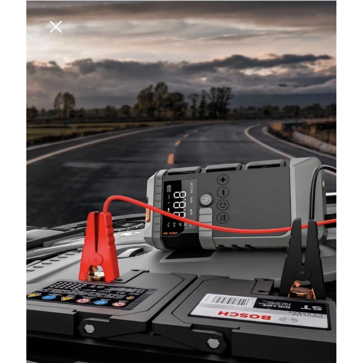 Şarjlı Araç Pompası Ve Akü Takviye 16.000 Mah Cs64 Plus Max