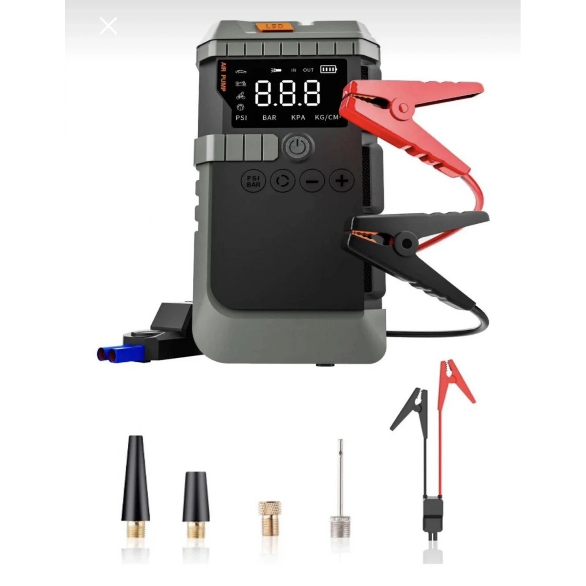 Şarjlı Araç Pompası Ve Akü Takviye 16.000 Mah Cs64 Plus Max